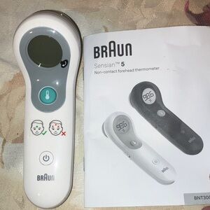 Braun Sensian™ 5 Non-Contact Forehead Thermometer (Model: BNT300). White